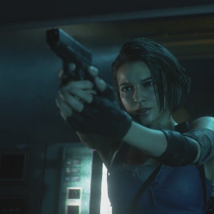 Resident Evil 3 Remake Jill Valentine ja ase