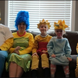 The Simpsons quarantine family version