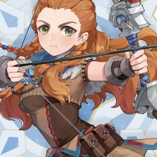 aloy nora huntress genshin impact