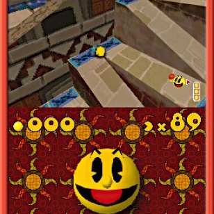 Pac-Man palloilee DS:llä
