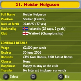 Football Manager 2006 myös PSP:lle