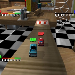 Micro Machines kisaa taas talossa ja puutarhassa