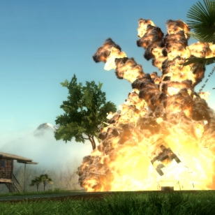 Kuvia Just Cause 2:n avoimesta maailmasta