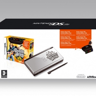 DS Lite ja Guitar Hero yhteispakettiin