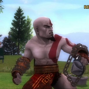 Kratos riehumaan golfkentälle