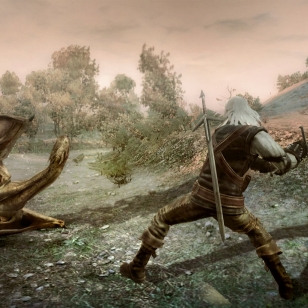 Kuvia The Witcherin konsoliversiosta