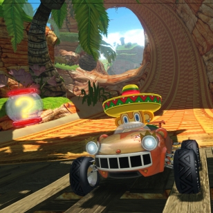 Sonic ja kumppanit kaahailevat kilpaa