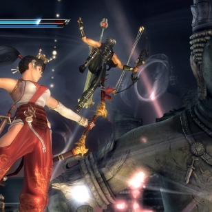 Kuvia Ninja Gaiden Sigma 2:n yhteistyöpelistä