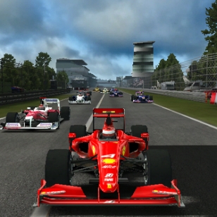 F1 2009 -pelin Monza-kierros videolla