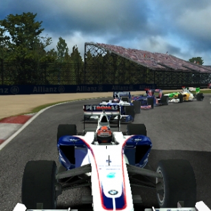 F1 2009 -pelin Monza-kierros videolla