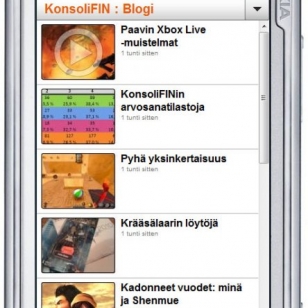 KonsoliFIN uutiset ja arvostelut matkapuhelimeesi