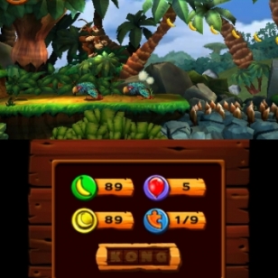 Vasta-alkajille suunnattu vaikeustaso Donkey Kongin 3DS-seikkailussa