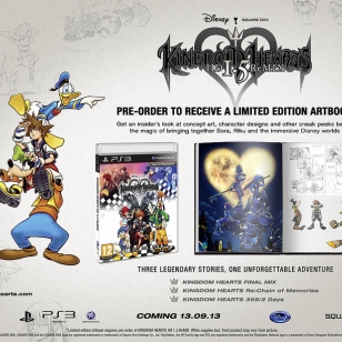 Kingdom Heartsin HD-kokoelman ennakkotilaajille taidekirja
