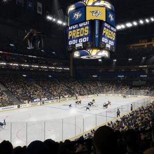 Tuoreissa NHL 15 -kuvissa St. Louis Bluesin ja Nashville Predatorsien areenat