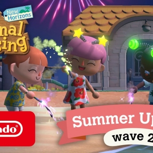 Animal Crossing: New Horizons kesäpäivitys 2 ilotulitteet