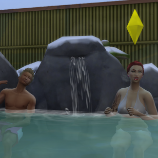The Sims 4 Lumisten vuorten maa