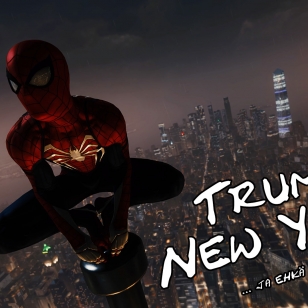 Spider Man Trump New York