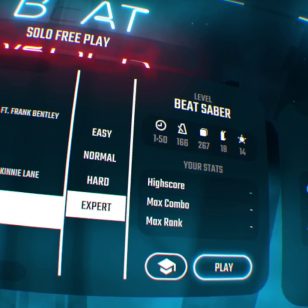 Beat Saber biisinvalinta