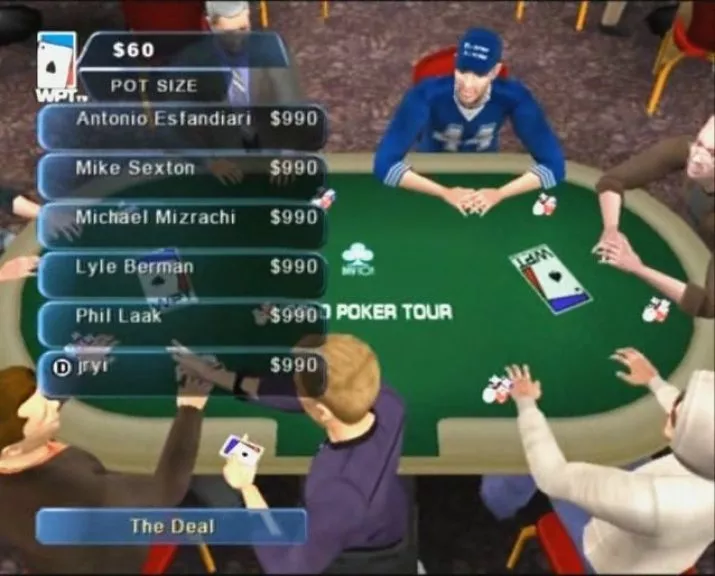 World Poker Tour PS2