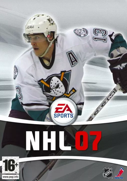 Teemu Selänne NHL 07:n kannessa