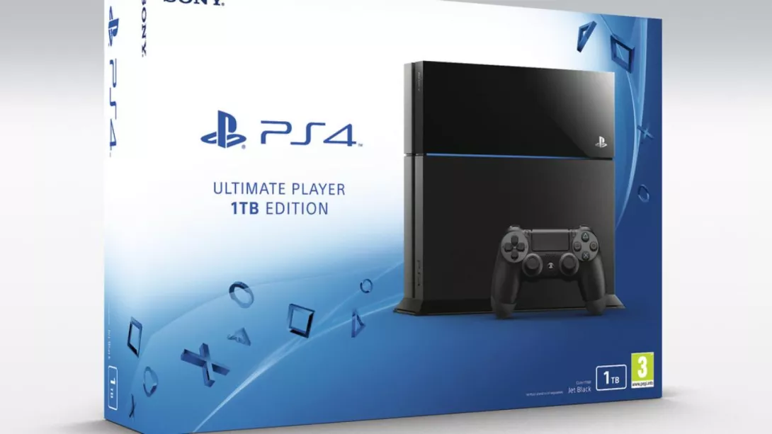 PS4 1TB:n kovalevyllä