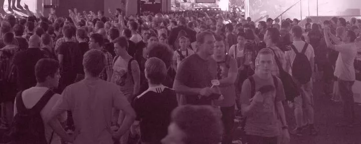 Pelaajamassaa Gamescomissa