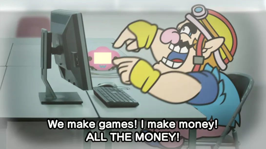​​​​​​WarioWare Get It Together -.Dollarinkuvat silmissä