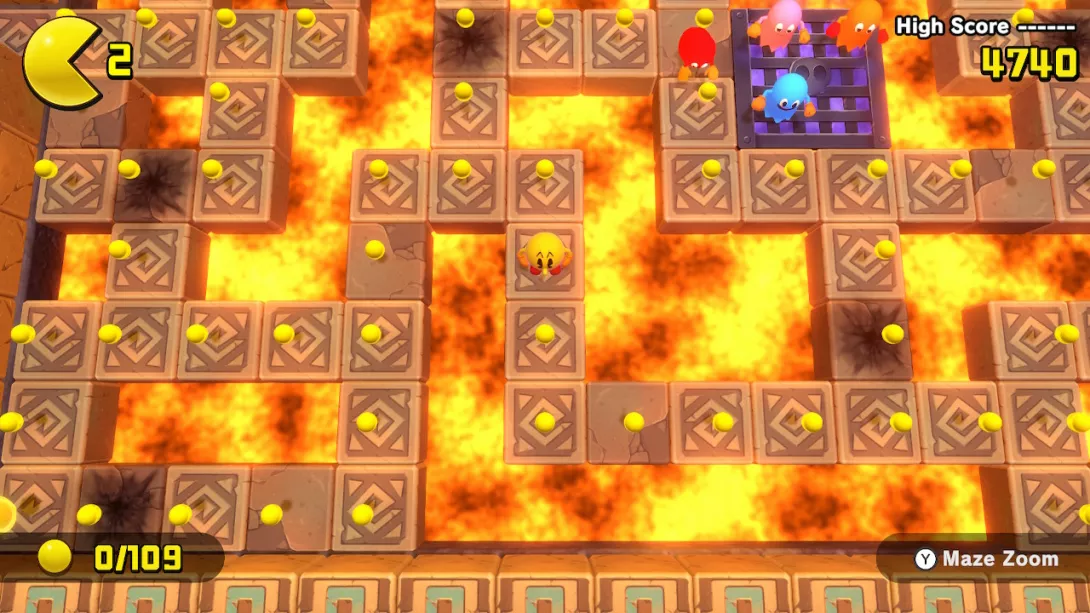 Pac-Man World Re-PAC: Laavasokkelo