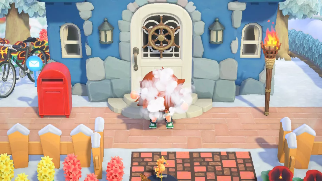 Animal Crossing: New Horizons pölyt päästä