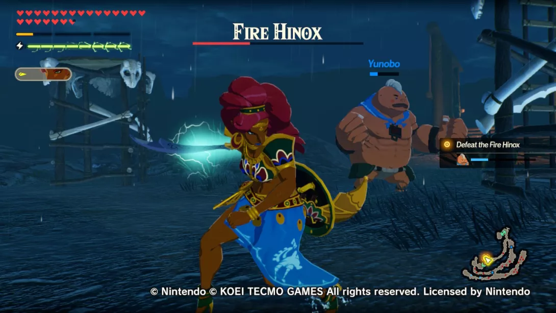 Hyrule Warriors: Age of Calamity Urbosa taistelussa