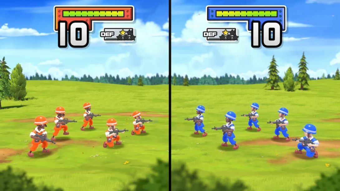 advance wars 1+2: Re-Boot Camp_ jääkärit tasakentällisin