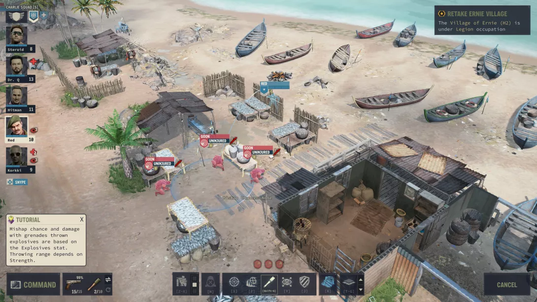 Jagged Alliance 3 kranaatti