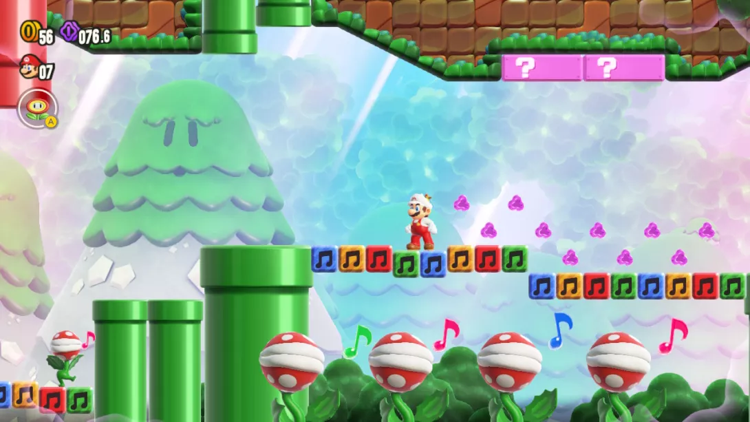 Super Mario Bros Wonder kukkaset