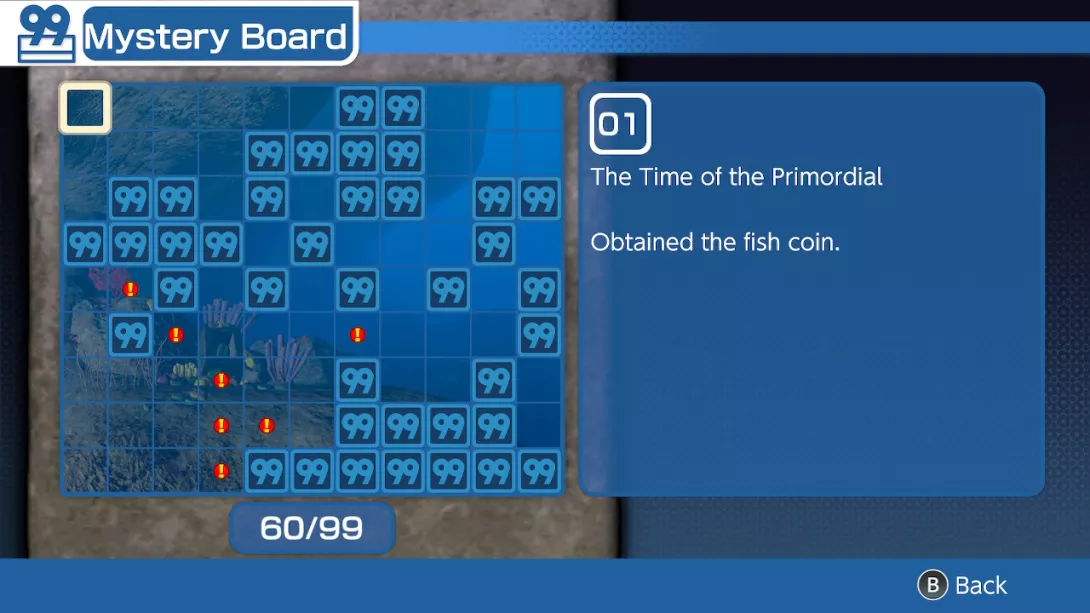 Endless Ocean Luminous murheenkryyni mystery board