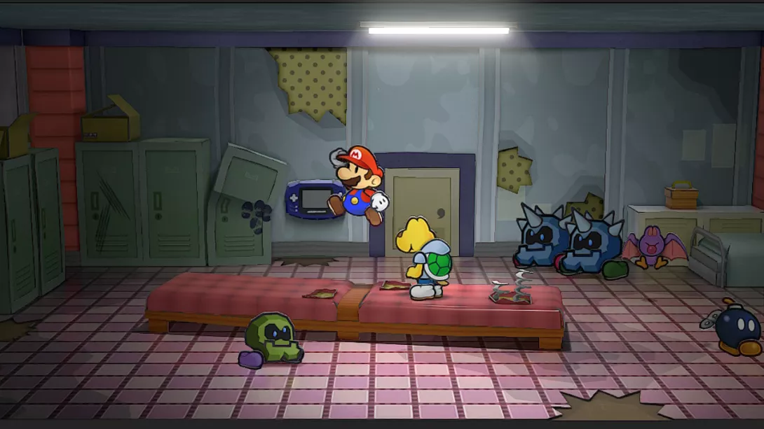 Paper Mario: The Thousand-Year Door amatöörien pukuhuone