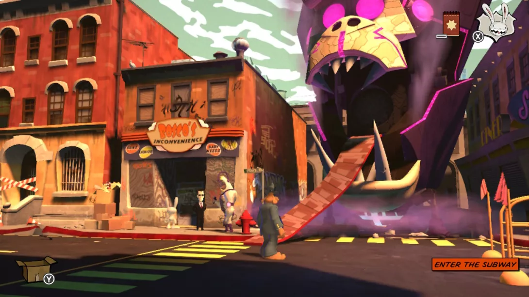 Sam & Max: The Devil's Playhouse – Remastered_Ei ihan jokapäiväinen näky kotikadulla