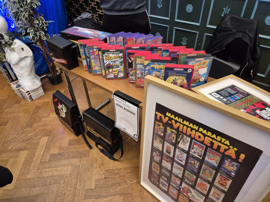 Finnish Retro Con 2025 – NES-vuokrakotelot