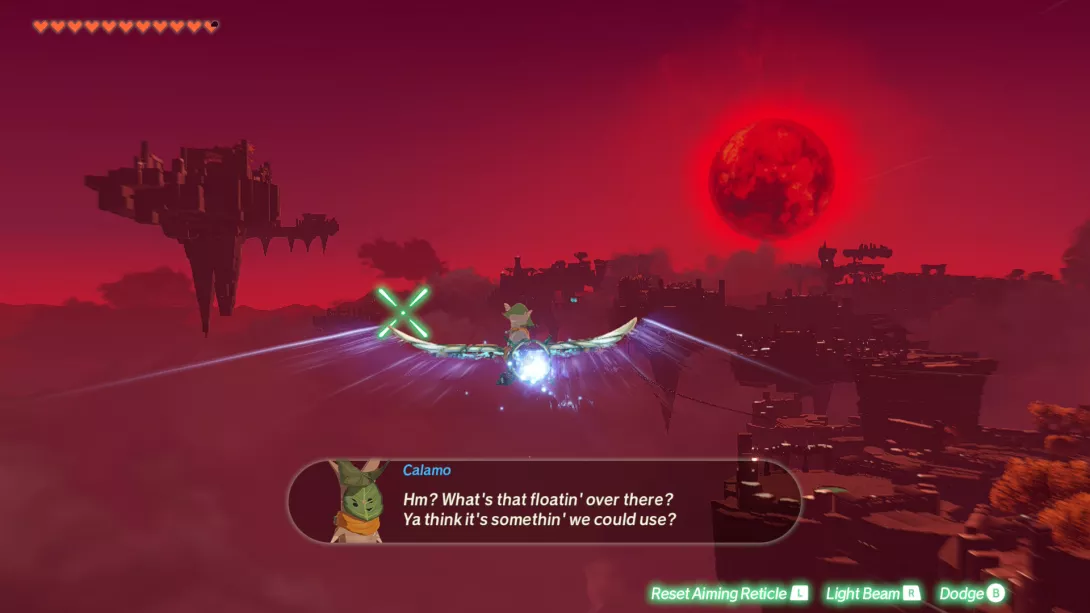 Hyrule Warriors: Age of Imprisonment lentelytehtävä