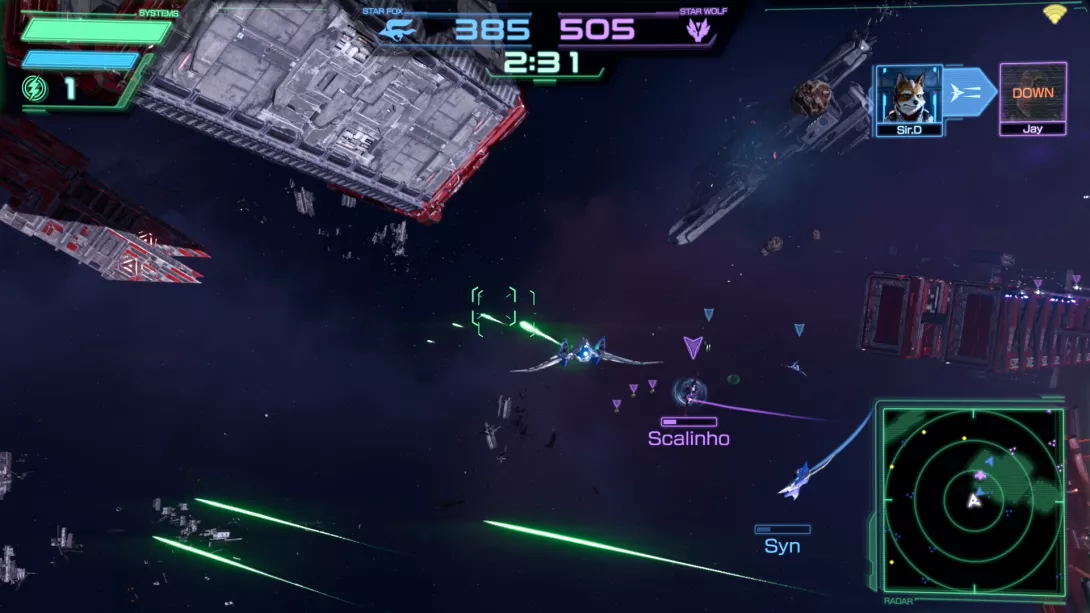 Star Fox verkkomoninpelissä
