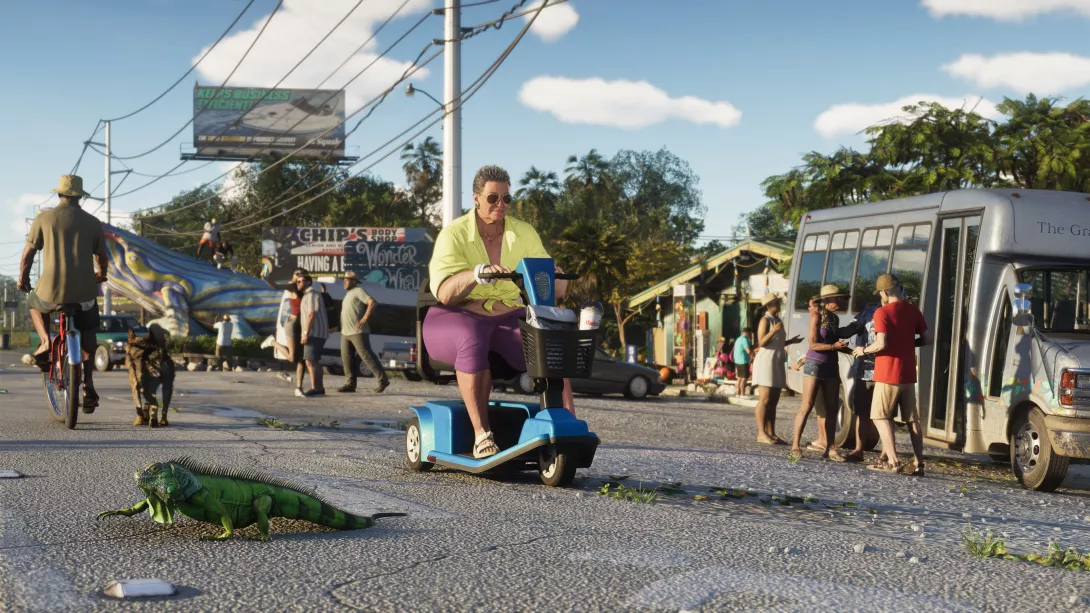 GTA VI: A picture in Leonida KEys with lots of people