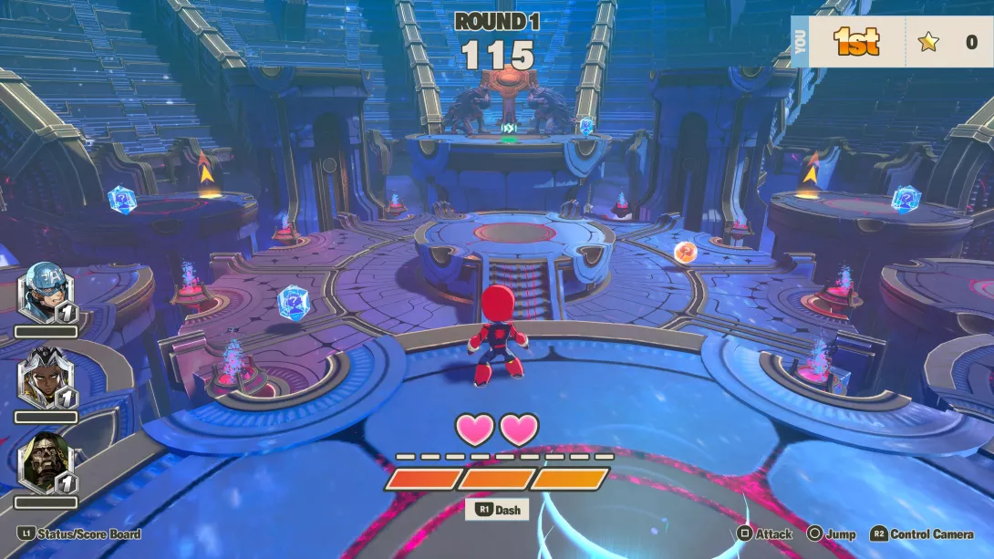 MARVEL Tōkon: Fighting Souls_Hämähäkkimies Arcadia Rumble -areenalla