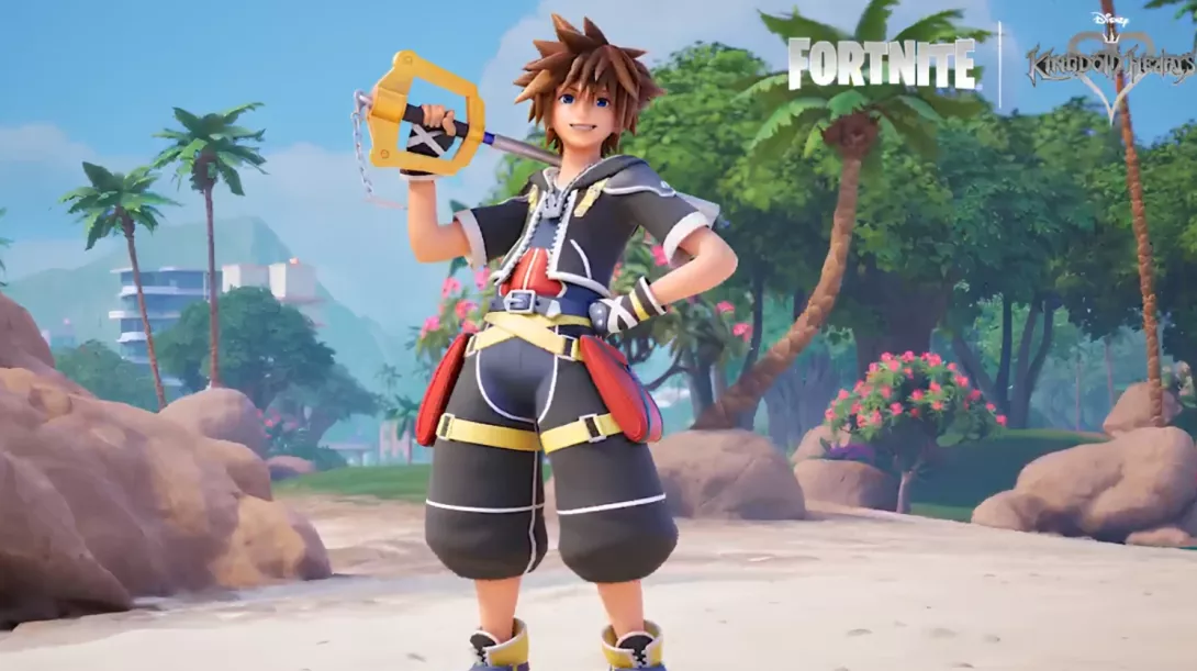 kingdom hearts, fortnite, sora, peli, disney, epic games, yhteistyö, peliuutinen
