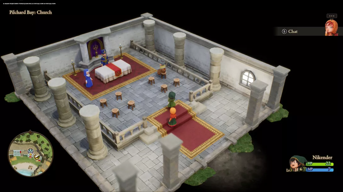 Dragon Quest VII Reimagined_Kirkko parantaa