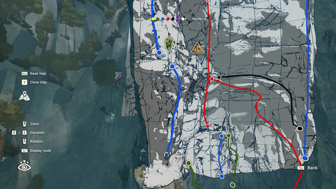 Cairn Climbing Map