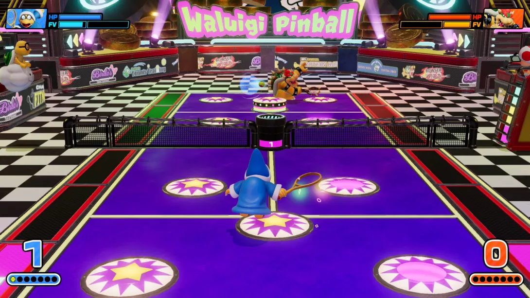 Mario Tennis Fever flipperikenttä