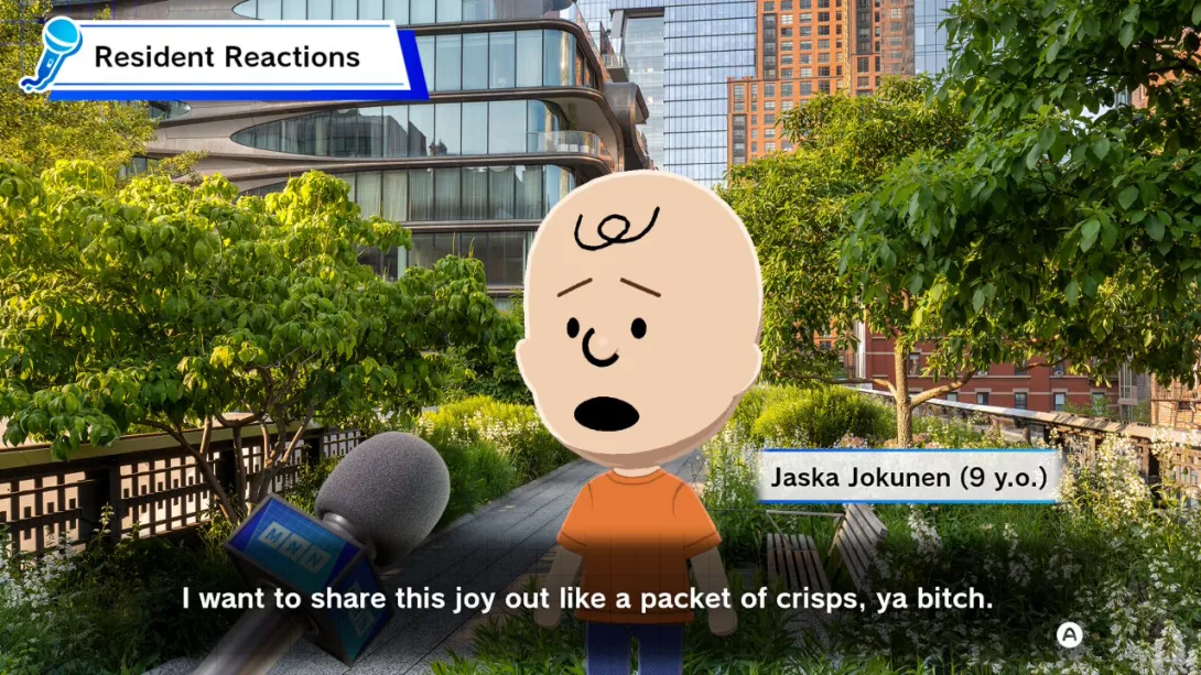 Tomodachi Life: Living the Dream Jaska Jokunen ja paha sana