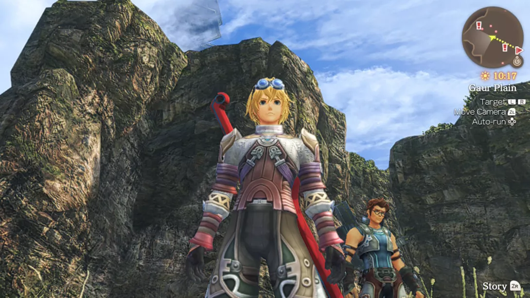 Xenoblade Chronicles Definitive Edition ennen päivitystä