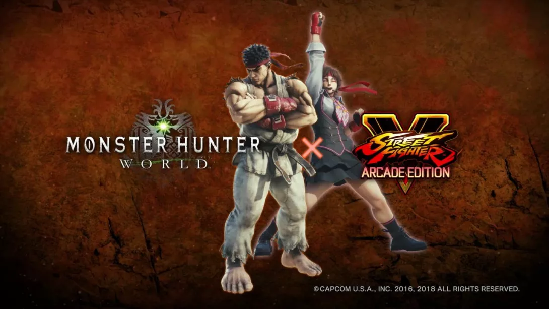 Monster Hunter: World x Street Fighter V
