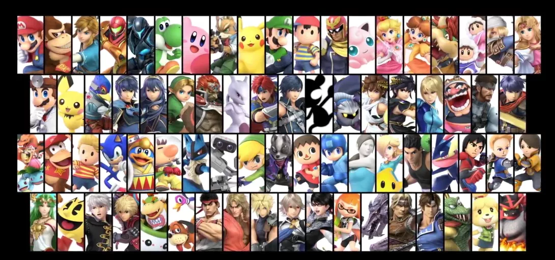 Super Smash Bros. Ultimate kaikki hahmot