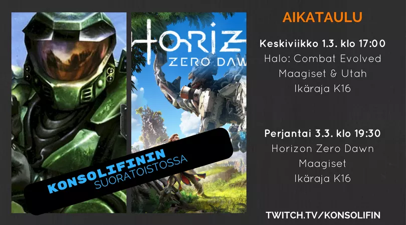 Striimin nostokuva horizon zero dawn halo